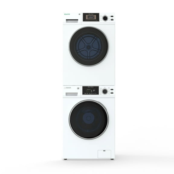 Equator Laundry Set 110V ONE OUTLET 15 Lb Washer 1.62cf 13Lb Vented Dryer 3.1cf