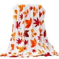 thumbnail image 2 of WHEANG Halloween Plush Throw Blanket Cozy Flannel & Pumpkin Design Soft Warm Decor For Couch Bed Sofa Perfect For Fall & Halloween, 2 of 5