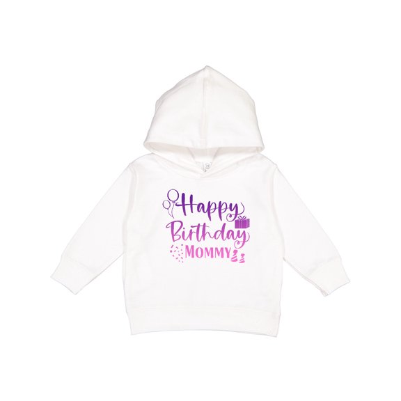 Inktastic Purple Happy Birthday Mommy Toddler Hoodie