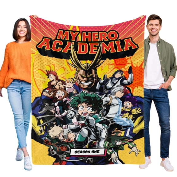 Throw Blanket for My Hero Academia Bed Couch Flannel Blanket for Kids Boys Girls Gifts Soft Warm Home Decor 30x40 Inch
