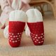 thumbnail image 5 of Socks Slippers Women Warm Socks for Winter, Non-Slip Home Socks Women Girl Christmas Thick Socks, Size 35-42, 1 Pair Red with Fox, 5 of 5