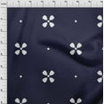 thumbnail image 4 of oneOone Cotton Poplin Navy Blue Fabric Block Sewing Craft Projects Fabric Prints By Yard 42 Inch Wide, 4 of 6