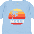 thumbnail image 4 of Inktastic Maui Hawaii Vacation Boys or Girls Long Sleeve Toddler T-Shirt, 4 of 5