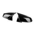 thumbnail image 3 of Dickly Wing Mirror Cover Caps Easy to Install Auto Accessories Decoration Gloss Black, 3 of 9