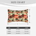 thumbnail image 4 of Lsque Colorful Hawaii Palms Pattern Pillow Case – Soft & Cozy Throw Pillow Cover, Hypoallergenic Cushion Case for Sleeping Women with Envelope Closure-14"x20", 4 of 6