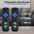 thumbnail image 2 of SURJDE (Lot de 2) Télécommande de Remplacement Uniquement pour Téléviseur Roku Compatible avec TCL Roku/Hisense Roku/Insignia Roku/JVC Roku/Onn Roku/Philips Roku/RCA Roku/Sharp Série Roku Téléviseur Intelligent (Pas pour Roku, 2 of 3