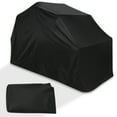 thumbnail image 1 of Abri de Moto Robuste avec Housse de Rangement - Tente de Garage Noire 136"x54 Pouces pour Protection Extérieure, 1 of 4