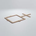 thumbnail image 3 of Ekena Millwork 19 7/8"W x 11 3/8"H x 1/4"T Small Carlisle Decorative Fretwork Wood Wall Panels, Hickory, 3 of 13