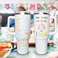 thumbnail image 2 of Happy 60th Birthday Gifts for Women, 40 oz Tumbler with Handle and Straw Lid, 60 Years Old Gifts Idea for Her, Sixty Birthday Present Back in 1964 Tumbler Cup（White）, 2 of 6