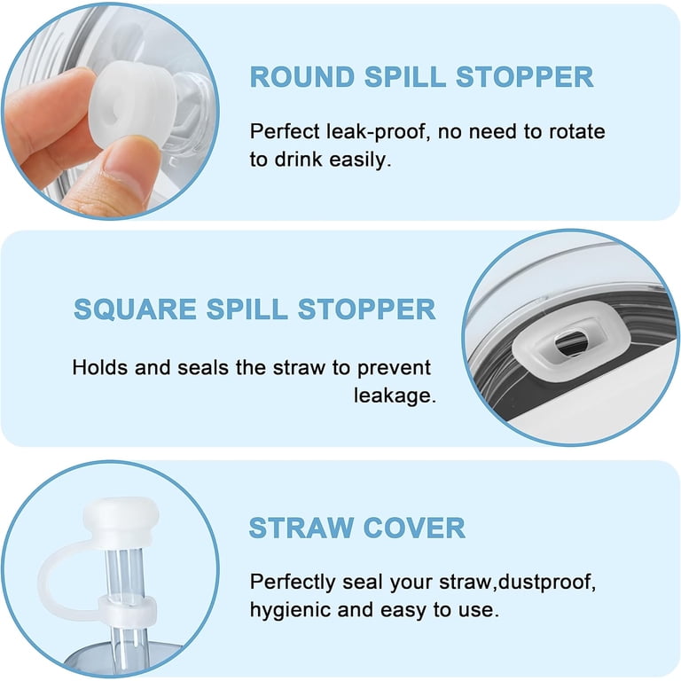 6PC Silicone Spill Proof Stopper For Stanley Cup 2.0...