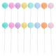 thumbnail image 1 of 16 piezas de globos de arcilla de color macarrón para decoración de tartas, para cumpleaños, bodas, baby showers y fiestas., 1 of 5
