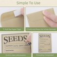 thumbnail image 4 of 100PCS Seed Packets Envelopes: Self Sealing Kraft Small Seed Envelopes for Seed Storage Resealable, 4 of 5