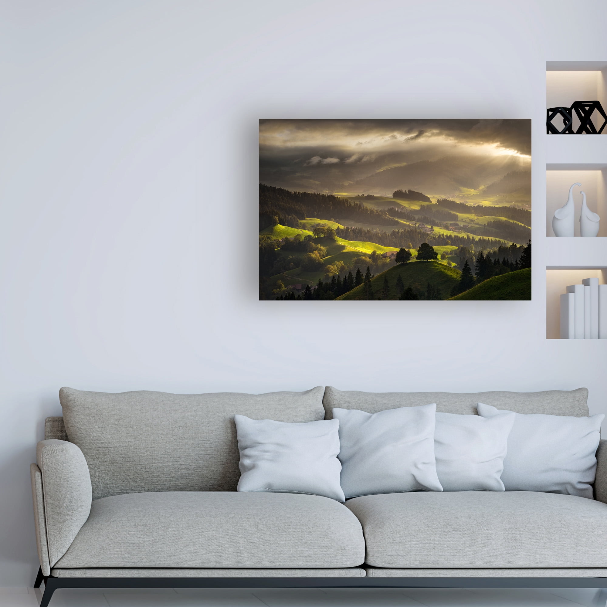 Trademark Fine Art 'The Shire Light' Canvas Art by Enrico Fossat