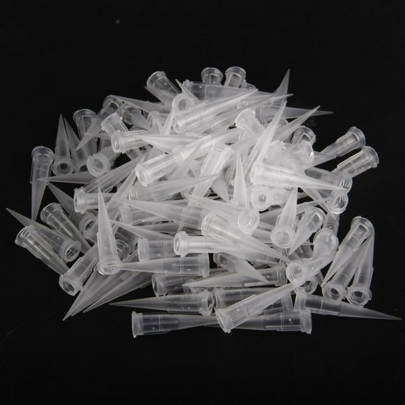 Utoolmart 100pcs 27Ga Plastic Tapered Pinhead Blunt End Liquid Dispenser Needles Luer Syringe Needle Tip Dispensing Fill Needle for Oil or Glue Applicator