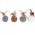 thumbnail image 4 of Cat Ball Toy Creative Faux Feather Decor Cat Training Toy Cat Interactive Toy, 4 of 5