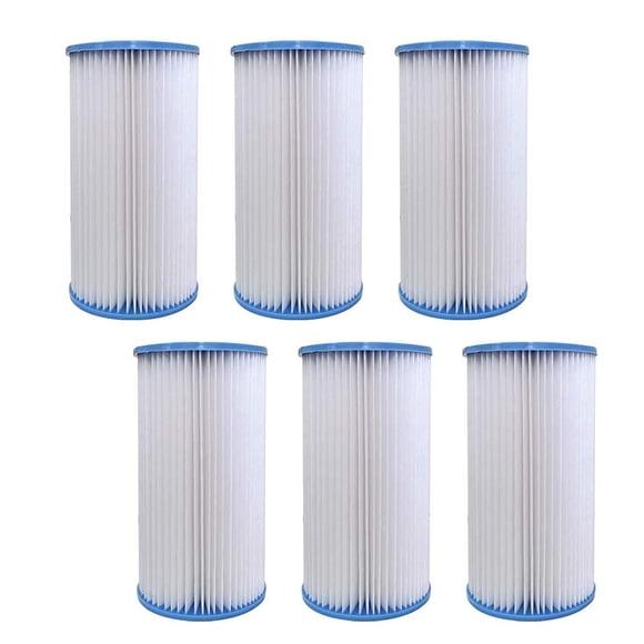 Cartucho de filtro para piscina Volca Spares tipo A/C, paquete de 6