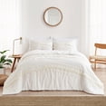 thumbnail image 4 of Sweet Jojo Designs Boho Fringe Ivory Full/Queen Bed Comforter 3 Piece Bedding Set - 3 Piece, 4 of 6