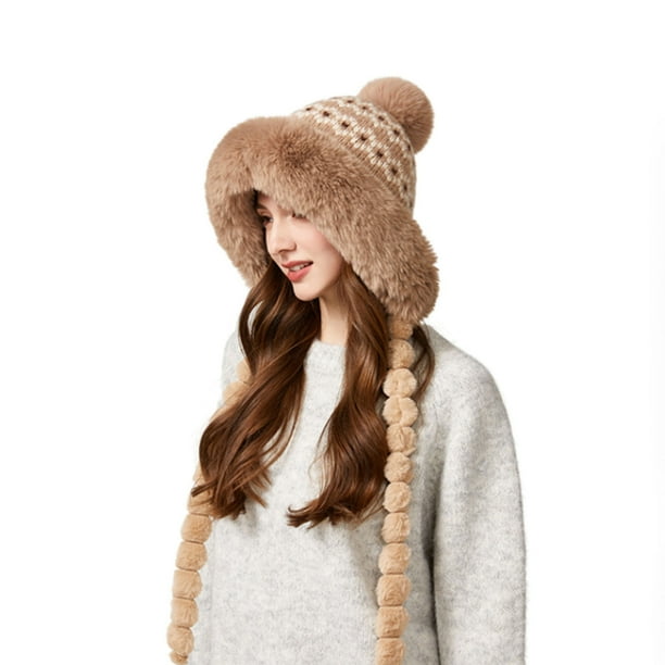 Gorro de Invierno de Punto Grueso y Cálido | Gorro de Lana Resistente Al Viento con Forro Polar, Orejeras y Cubrebocas | Gorro Acogedor para Clima Frío, Ideal para Deportes Al Aire Libre, Ropa Inform