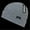 Heather Grey, variant on Decky K017-WHT Halla, Basic Cuff Beanies - White