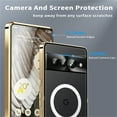 thumbnail image 2 of Dteck for Google Pixel 8 Case 2023,Pixel 8 Magnetic Case with Camera Lens Protector,Anti-Scratch Frosted PC Back Metal Frame Bumper Military Grade Protection Case with Buckle for Google Pixel 8,Gold, 2 of 8