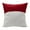 White • Crimson Red, variant on Wise DLX1616-1905 DLX Pontoon Series Square Pillow - Marble / Reef Stone