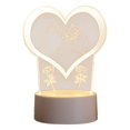 thumbnail image 2 of USB Acrylic Night Light Lamp Home Outdoor Decoration Gifts, Touch Lamp Crystal lamp Nightstand Light, For Kids Girls Room and Home Decorations, 2 of 7