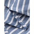 thumbnail image 7 of Blue Striped High-Waist Tiered Maxi Skirt With Ruffle Waist, 7 of 7