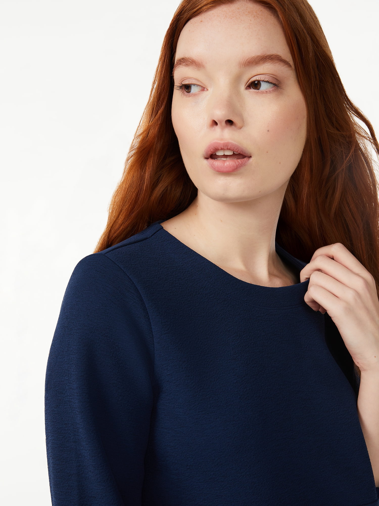 Free Assembly Women's Crewneck Swing Dress