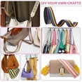 thumbnail image 6 of 1set 10 Yards Candy color Polycotton Ribbon Rainbow Striped Ribbon bag Strap Making Colorful 1-1/2 inch(38mm), 6 of 6