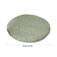 thumbnail image 3 of EazyTech Cotton Round Chair Cushion with Foam Support for Office Bedroom Kitchen Dining Chair Non Slip Soft Chair Pad and Seat Cushion 14 x14 inches Green, 3 of 6