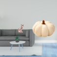 thumbnail image 2 of Estatua de gato, figura decorativa de escritorio, adorno para estante, calabaza de Halloween, juguete de cerámica y felpa, ideal para regalar, decorac, 2 of 8
