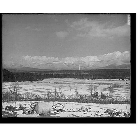 Historic Print, White Mts., New Hampshire - 5, 16" x 20"
