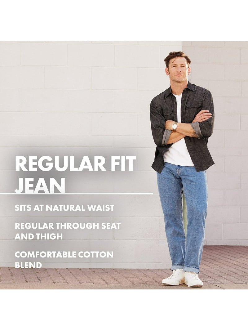 Wrangler Authentics Men's Classic 5-Pocket Regular Fit Cotton Jean