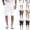 #03 White, variant on Men's 12" Golf Shorts Quick Dry Casual Shorts Dress Shorts Flat Front Stretch Lightweight for Work Business,L,#03 Black
