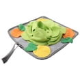 thumbnail image 2 of SHISUYAN Pet Rabbit Snuffle Mat with Polar Fleece Material Non Slip Bottom for Foraging and Feeding 12x18 Inches Green, 2 of 8