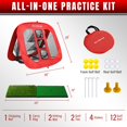 thumbnail image 2 of Juego de redes de golf DuraRange Ultimate con alfombrillas y pelotas, 2 of 9