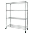 thumbnail image 4 of Ktaxon 4-Tier Storage Rack, Adjustable NSF Heavy Duty Wire Shelving Organizer Garage Kitchen, 24" W x 60" L x 70" H, Chrome, 4 of 7