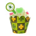 thumbnail image 6 of JeashCHAT 48 Pcs St. Patrick's Day Cupcake Toppers and Wrappers, Shamrock Green Hat Cupcake Toppers for Irish Day St Patrick's Day Party Supplies Cupcake Decorations, 6 of 8