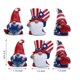 thumbnail image 3 of Injueey Figuras de gnomos de 3 piezas, Festival del Día de la Independencia de los Estados Unidos, adornos de regalo para el jardín y el Kits de decoración para fiestas, 3 of 6