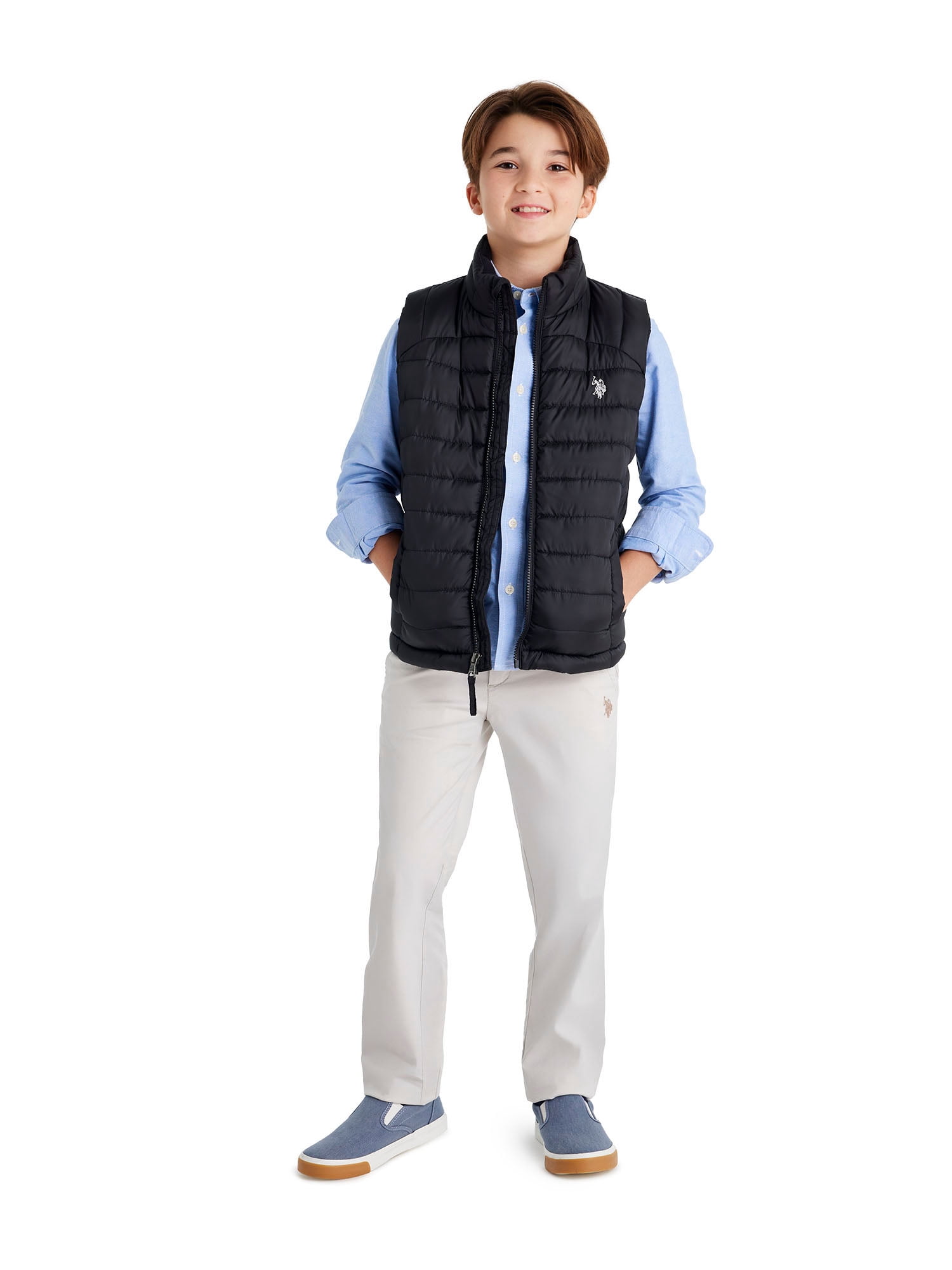 U.S. Polo Assn. Kids Puffer Vest, Sizes 4-18