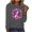 C Gray sweatshirt, variant on Hfnxid Breast Cancer Shirts for Women Pink Ribbon Graphic Print Tee Loose Fit Long Sleeve Pullover Tops Gray,L