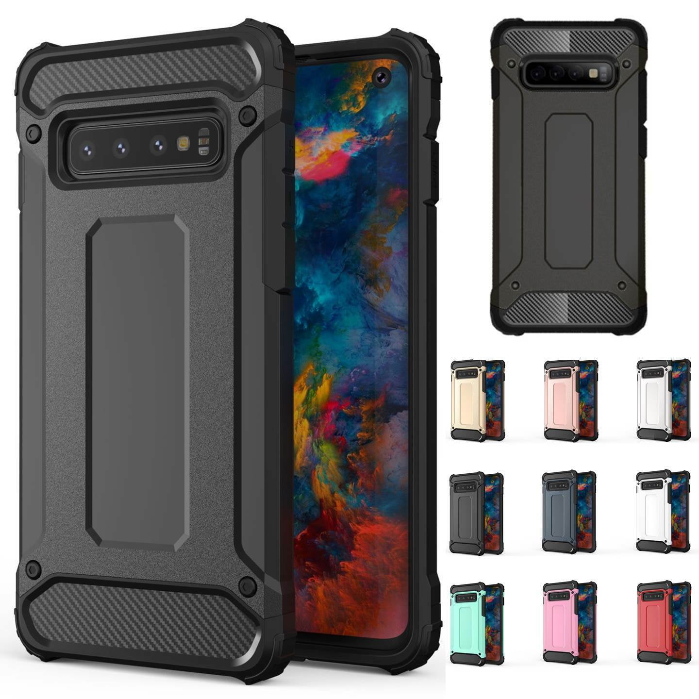 For Samsung Galaxy S10e Case, Heavy-Duty Shockproof Protective Cover ...