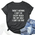 thumbnail image 3 of B91xZ Hauts d'Été Mode pour Femmes Haut Basique à Manches Courtes Ajusté Col Rond T-Shirts Serrés, Gris Foncé S, 3 of 4