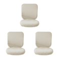 thumbnail image 3 of Guardoinrt Soft and Breathable Swivel Chair Cover Seating Experience White Backrest + Cushion Cover 3Set, 3 of 6