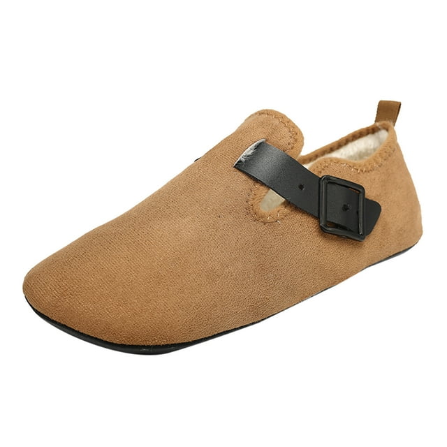 asddcavvf Men And Ladies Couples Winter Solid Colour Home Indoor Cotton Slippers Soft Bottom Package