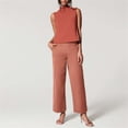 thumbnail image 3 of Sngxgn Womens Soft Pants Relaxed Fit Comfort Wear for Daily Styling(Orange,M), 3 of 7