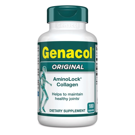 Genacol Original – Ultra-Hydrolyzed Collagen Supplement for Joint & Knee Support, 180 Caps