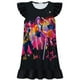 thumbnail image 1 of 2026 Girls One Piece Ruffle Sleeve Style Dress Summer Dress Kpop Demon Hunters Suit Pop Singer for 2-12 Years Kids Great Gifts for Girls#Black 130, 1 of 4
