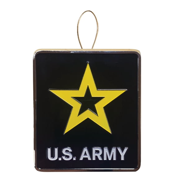 Allied Products Go Army Heroes Series Holiday Ornament - Officially Licensed Army Medallion
