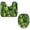 Multicolor 4, variant on PhooArto Toilet Lid Cover and U-Shaped Toilet Floor Mat Set of 2 Pieces, Cartoon Watermelon Pattern Toilet Mat Set, Machine Washable Seat Covers Non-Slip Absorbent Rugs